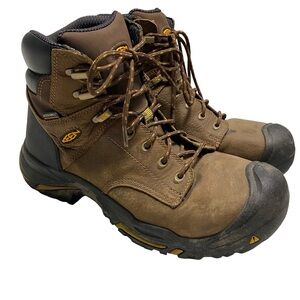 Men's KEEN Utility 6" Leather Waterproof Work Boot Size 11.5